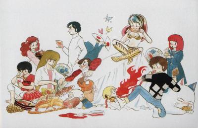 Cast tratto da una vignetta originale della Takahashi